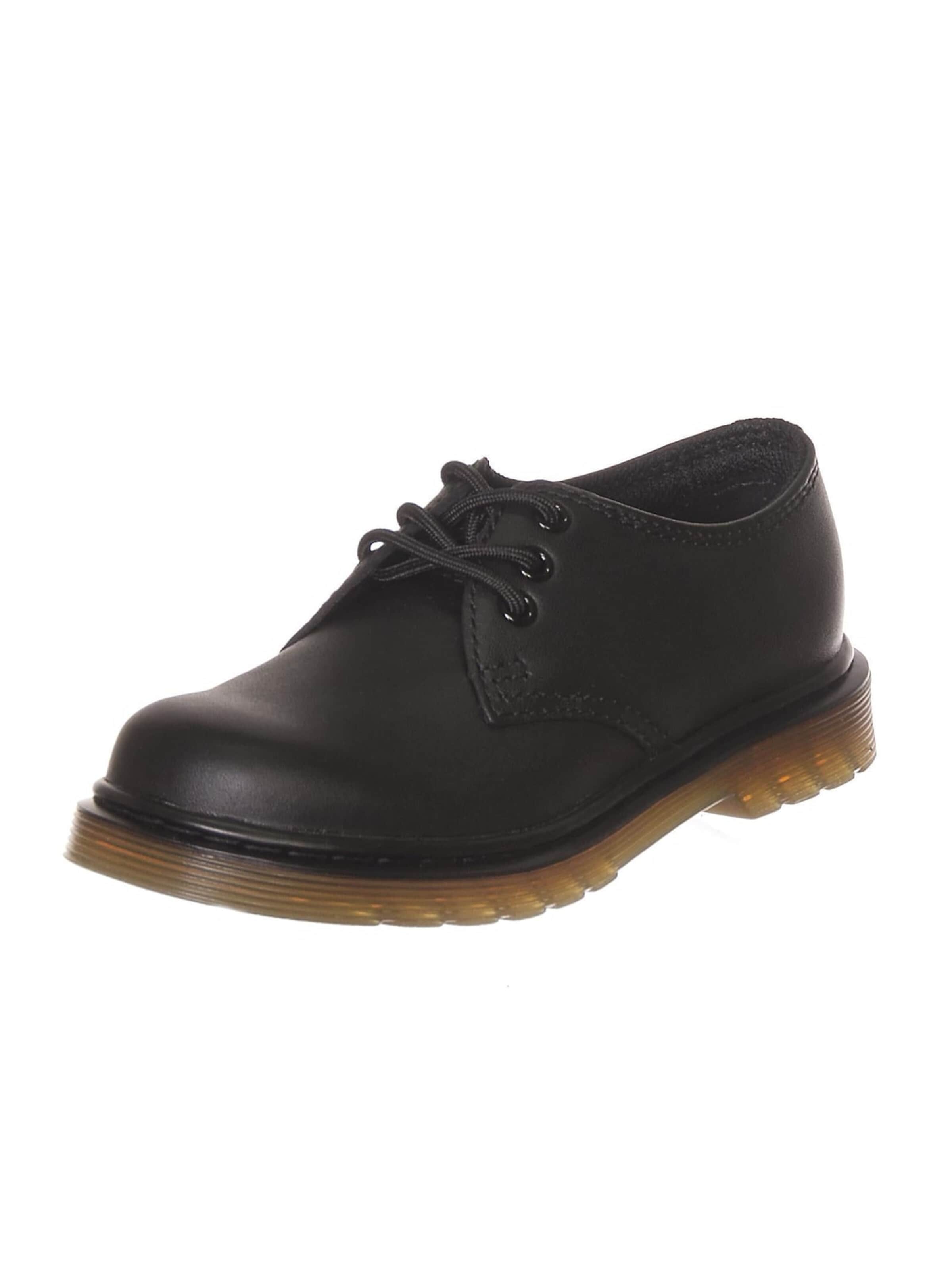 Scarpa bassa 'Everley' di Dr. Martens in nero: frontale