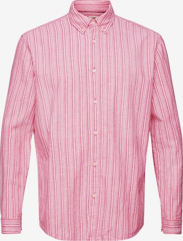 Coupe regular Chemise ESPRIT en rose : devant