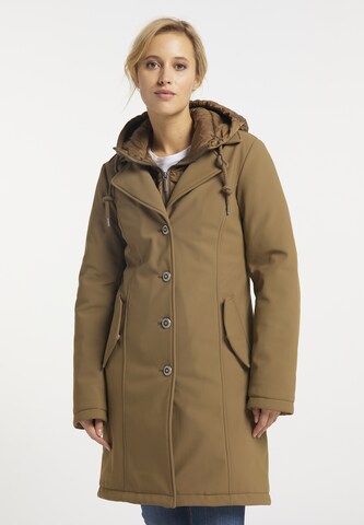 Usha Wintermantel in Beige: voorkant