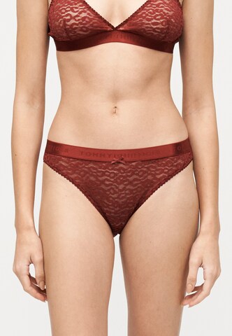Slip Tommy Hilfiger Underwear en rouge : devant