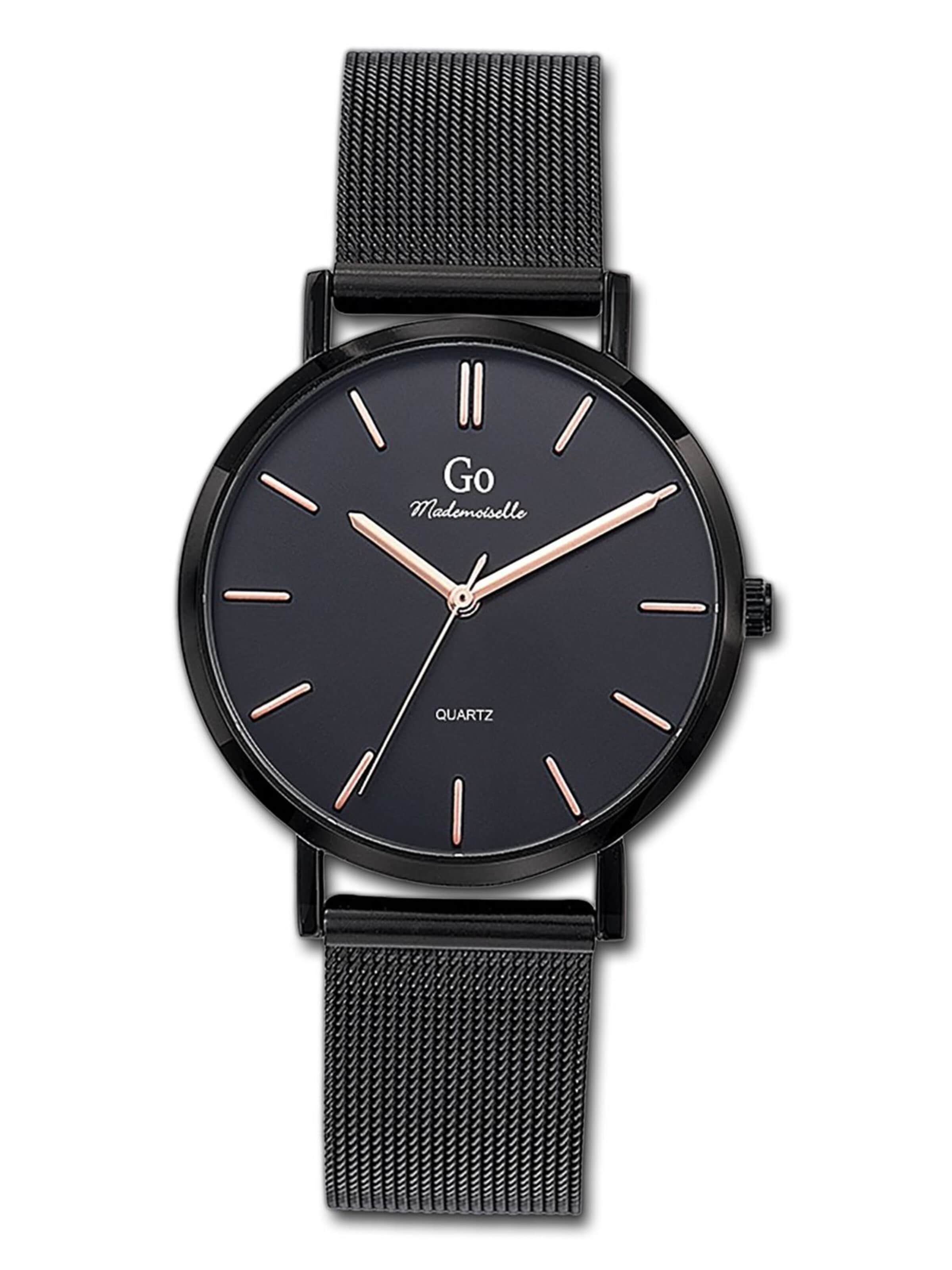 GO GirlOnly Analoog horloge in Zwart: voorkant