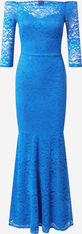 WAL G. - Vestido de noche 'ABBY' en azul: frente