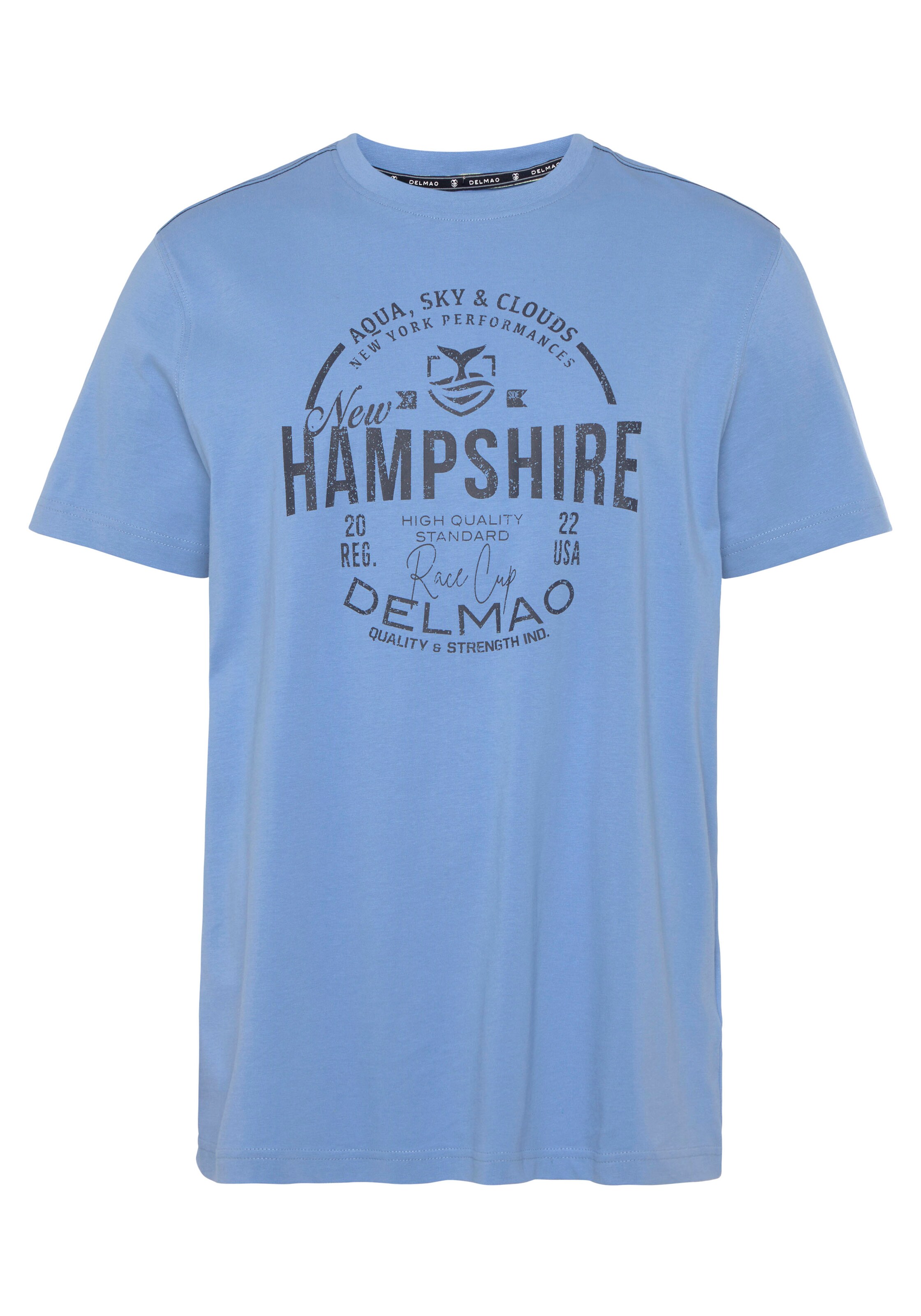 DELMAO Shirt in Blue: front
