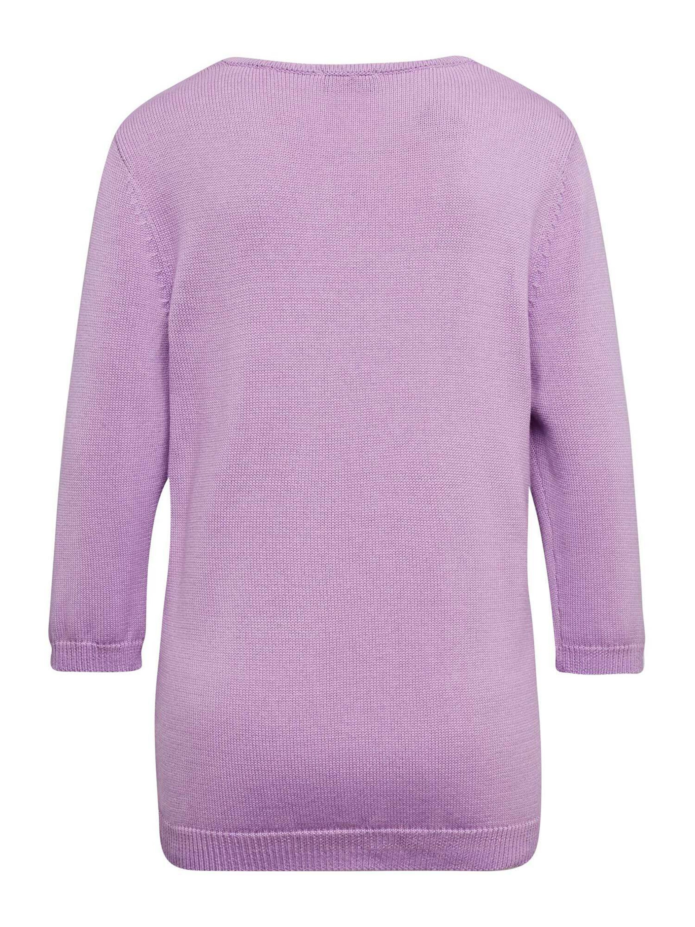 Goldner Pullover in Lila