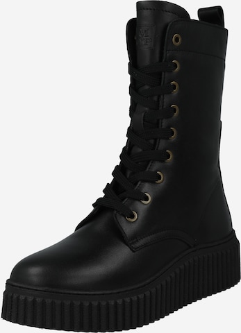 Marc O'Polo Lace-Up Boots 'Bianca' in Black: front