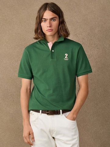 Hackett London Poloshirt 'Heritage' in Grün: Vorderseite