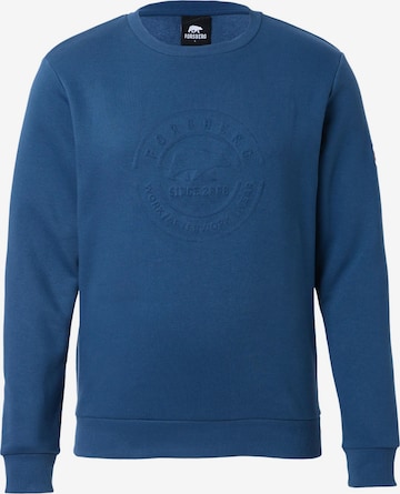 FORSBERG Sweatshirt 'Sweatshirt mit 3D Logo' in Blue: front