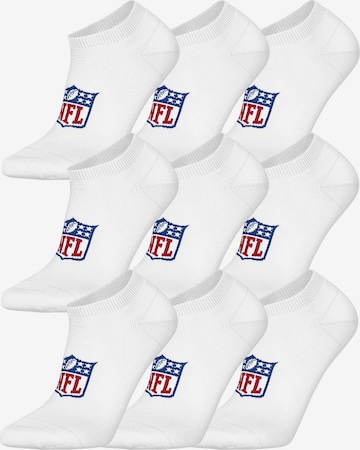 NFL Socks in White: front