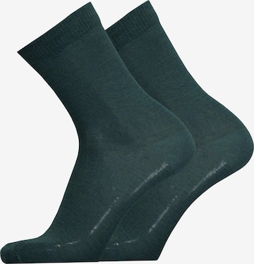 UphillSport Socks 'MERINO LIGHT' in Green: front