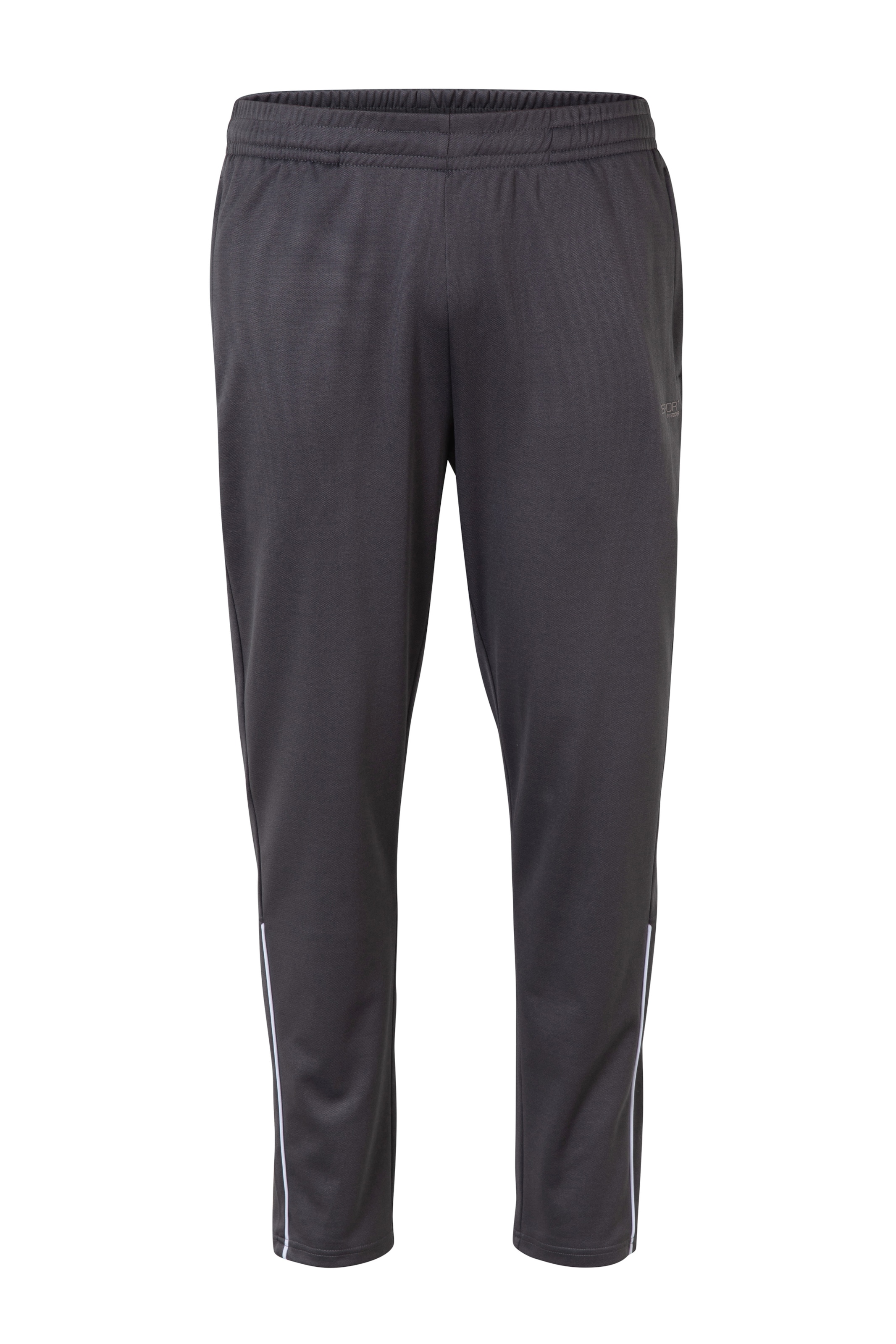 Stooker Men Regular Workout Pants in Grey: front