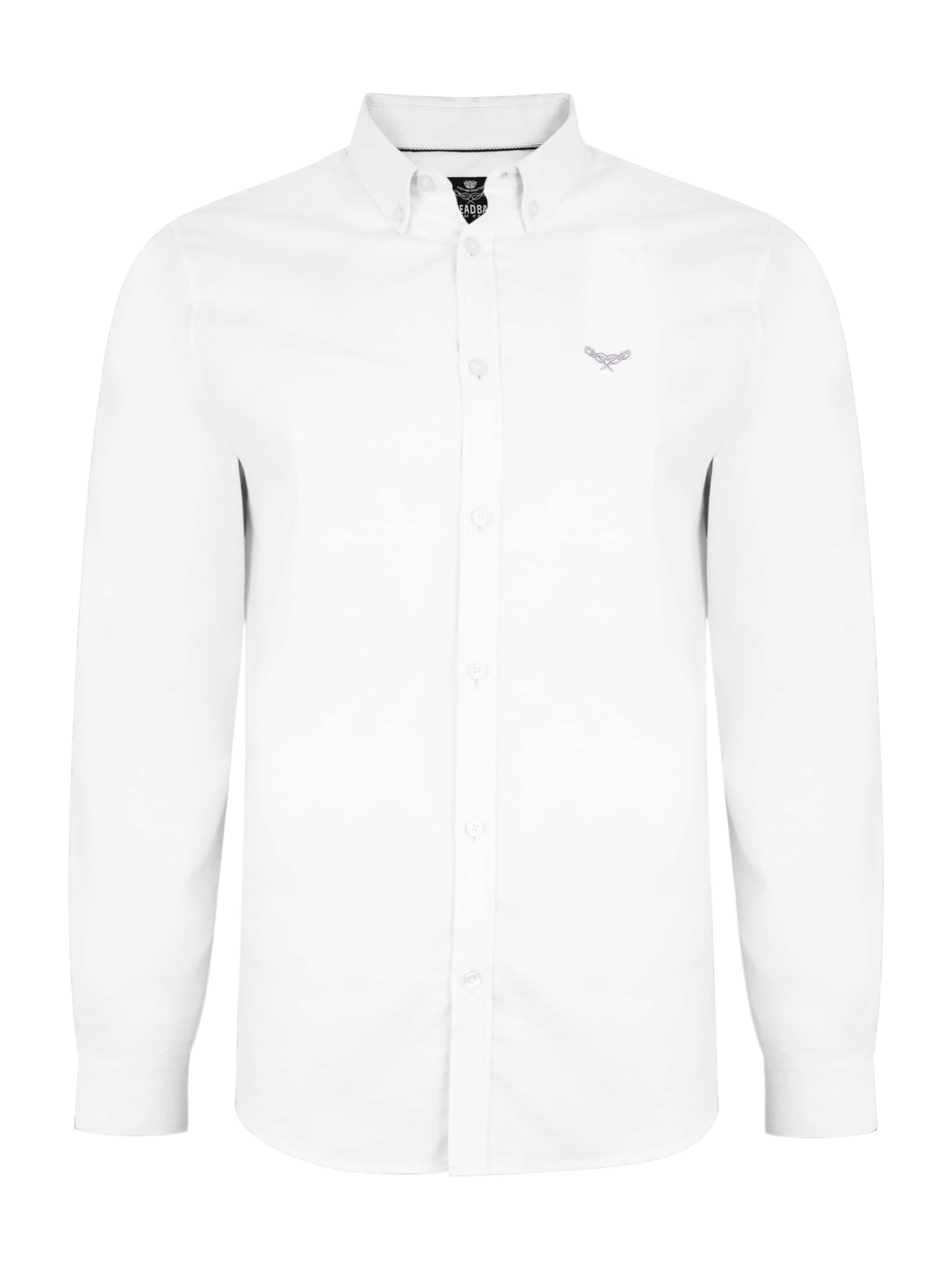 Threadbare Regular Fit Hemd 'Beacon' in Weiß: Vorderseite