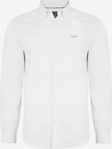 Threadbare Button Up Shirt 'Beacon' in White: front