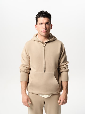 ABOUT YOU x Jaime Lorente Sweatshirt 'Eduard' i brun: forside