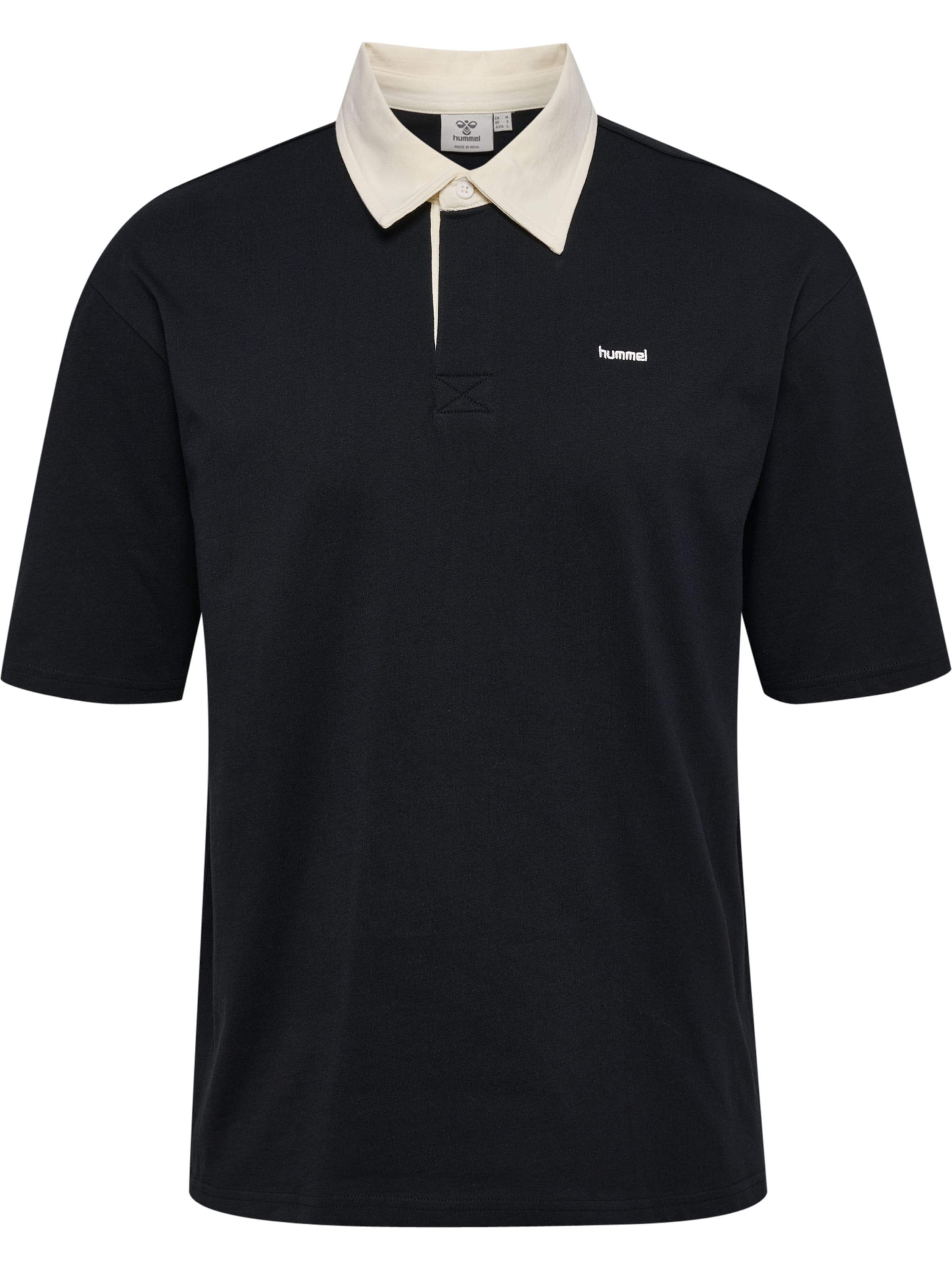 Hummel Poloshirt in Schwarz: Vorderseite