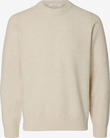 SELECTED - Jersey 'SLHRai' en beige: frente