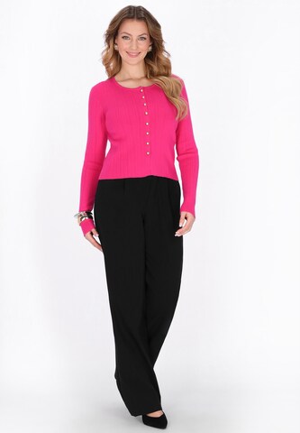 faina Strickjacke in Pink