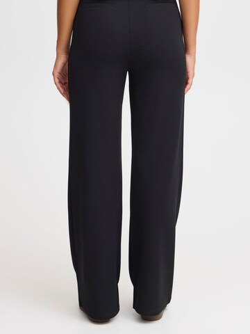ICHI - Loosefit Calças chino 'Mila' em preto