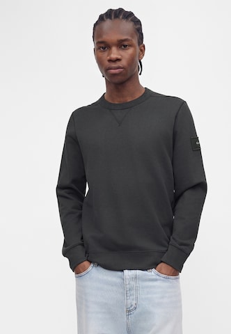 Calvin Klein Jeans Sweatshirt in Grijs: voorkant