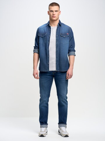 BIG STAR Regular Jeans 'RONALD' in Blau