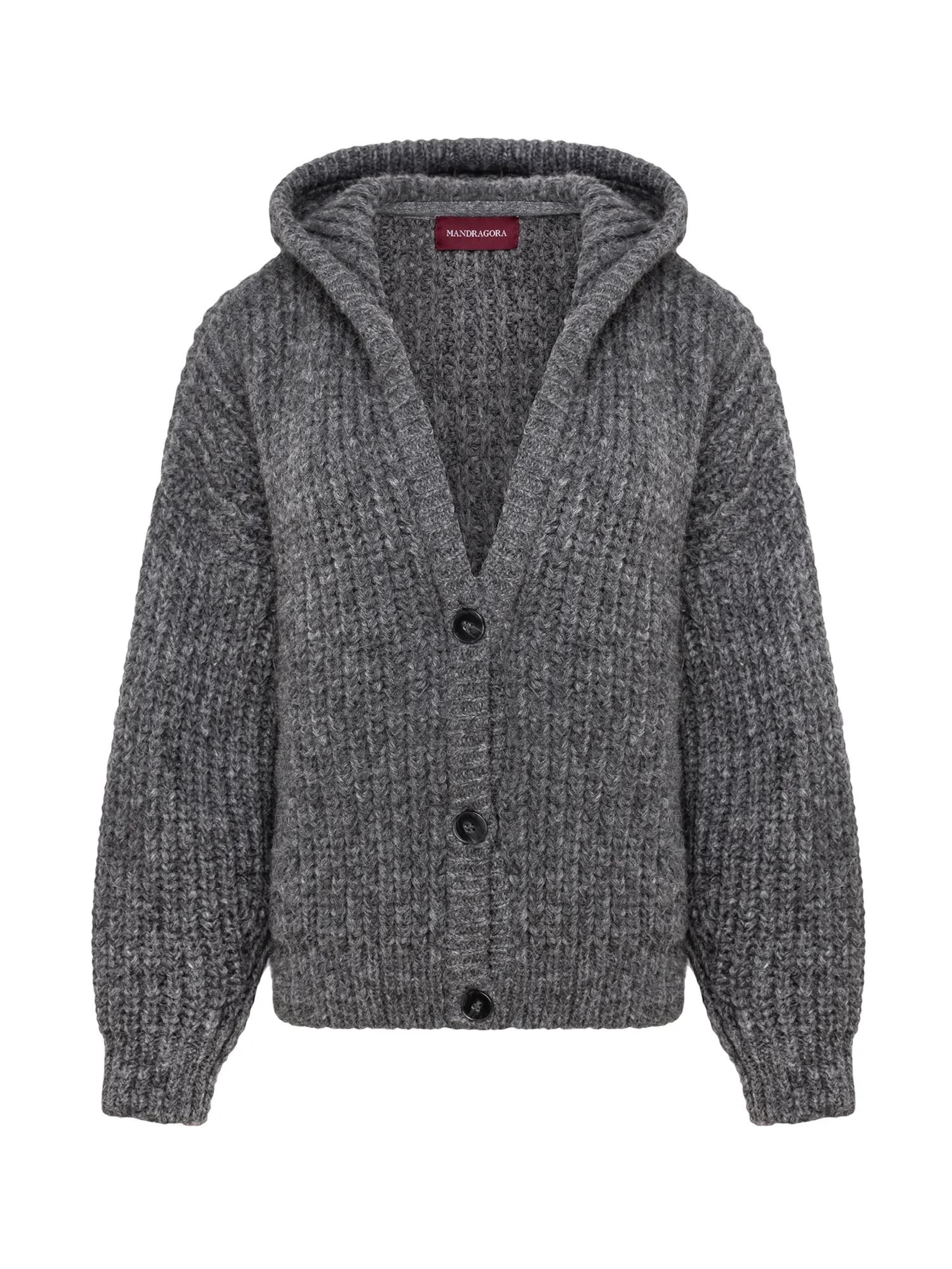 mandragora Sweater 'Roye' in Grey: front