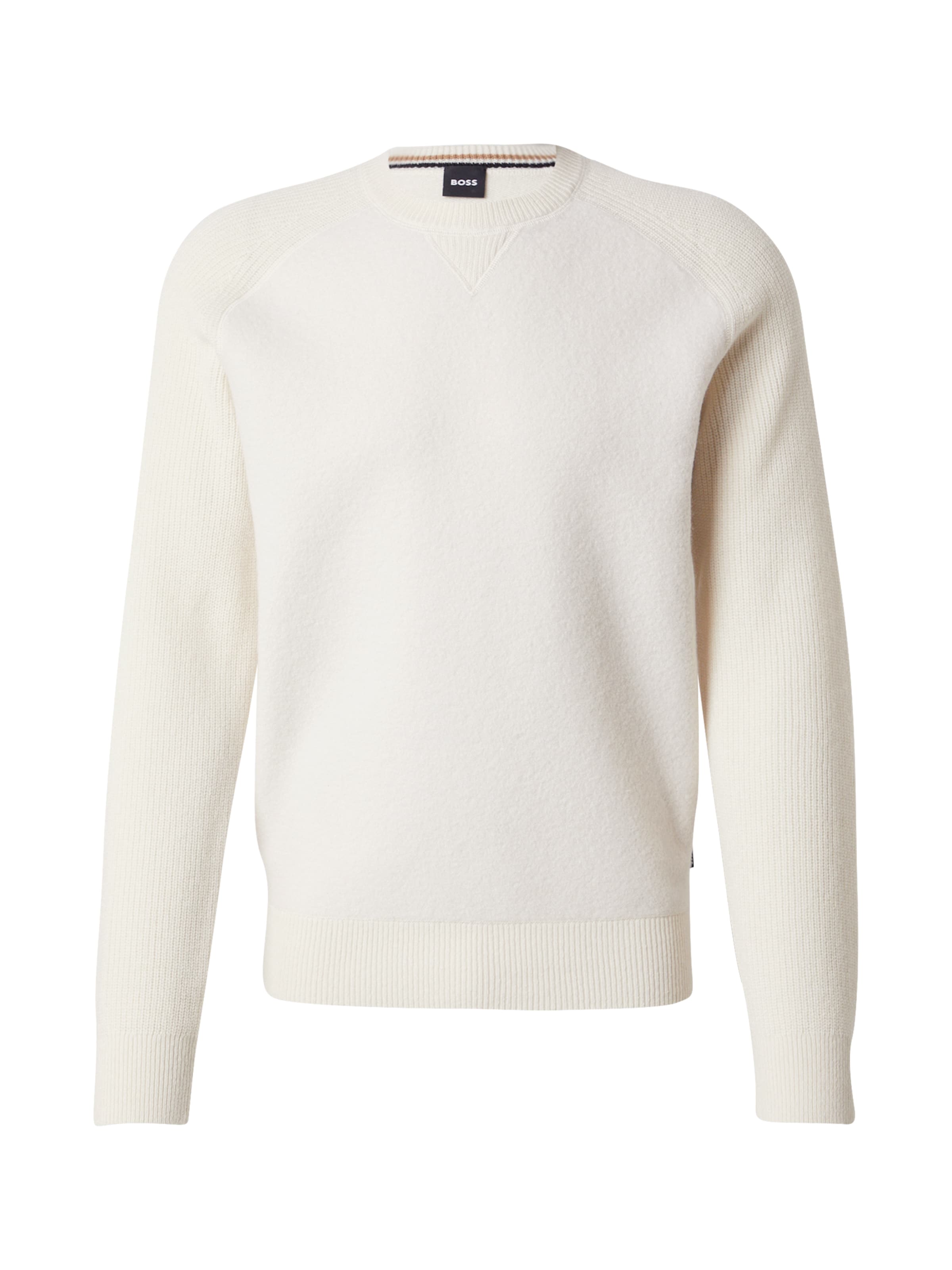 BOSS Trui 'Hero' in Wit: voorkant