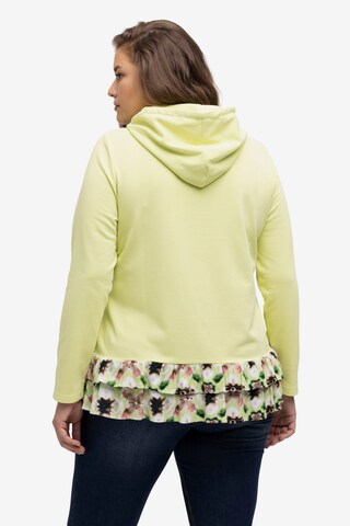 Sweat-shirt Ulla Popken en jaune