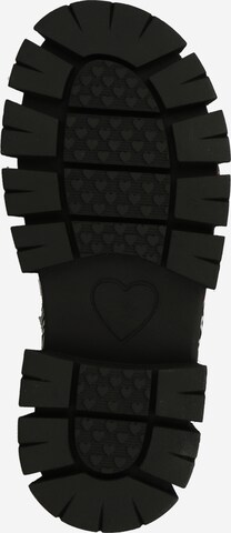 Sandales à lanières Love Moschino en noir