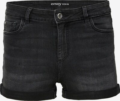Orsay Shorts 'Sonia' in black denim, Produktansicht