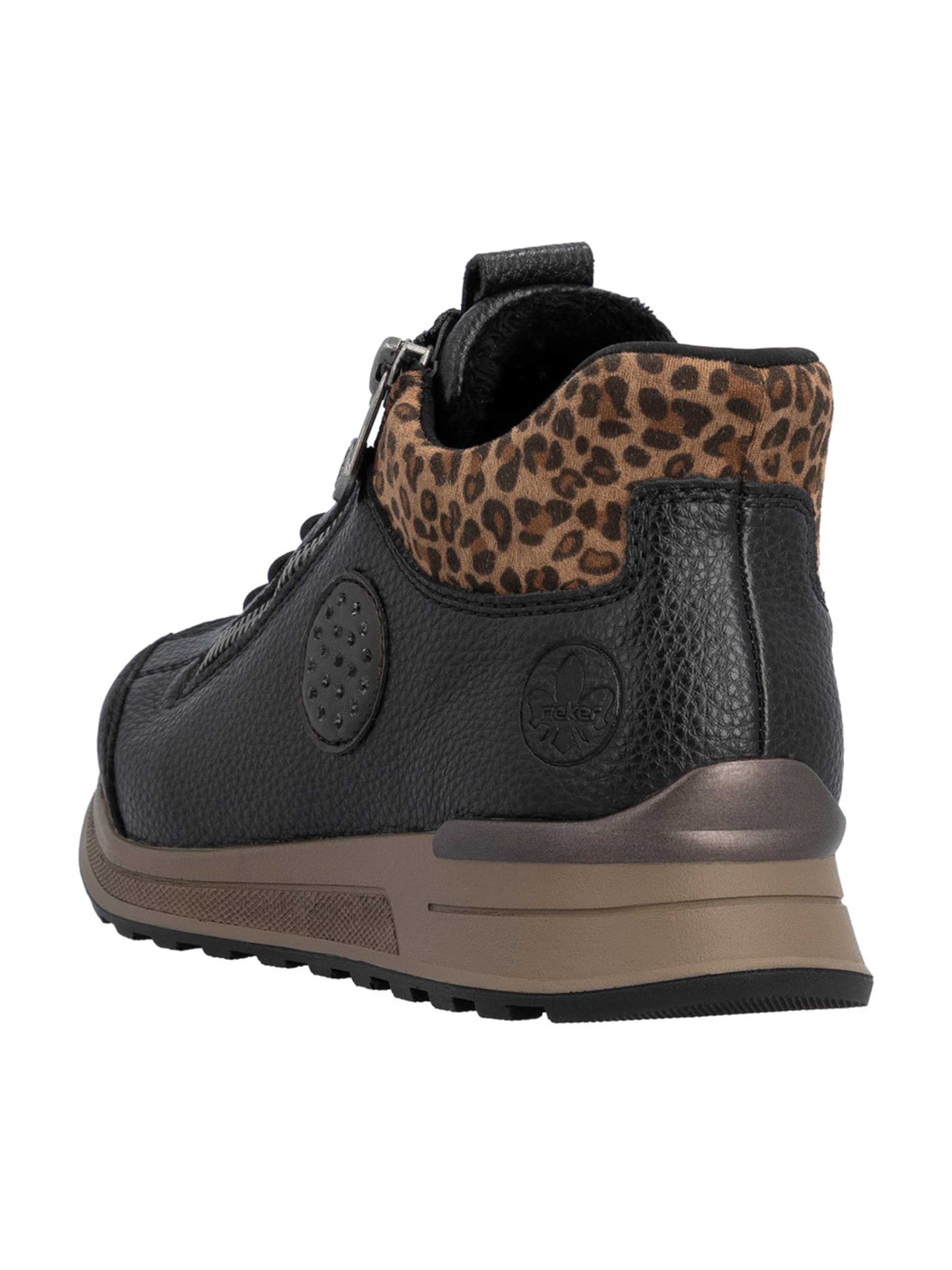 Rieker Snørestøvletter i sort