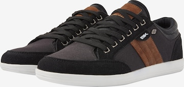 BRITISH KNIGHTS Matalavartiset tennarit ' KUNZO ' värissä musta: etupuoli