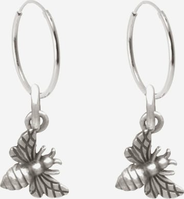 Gemshine Earrings 'Bienen' in Silver: front