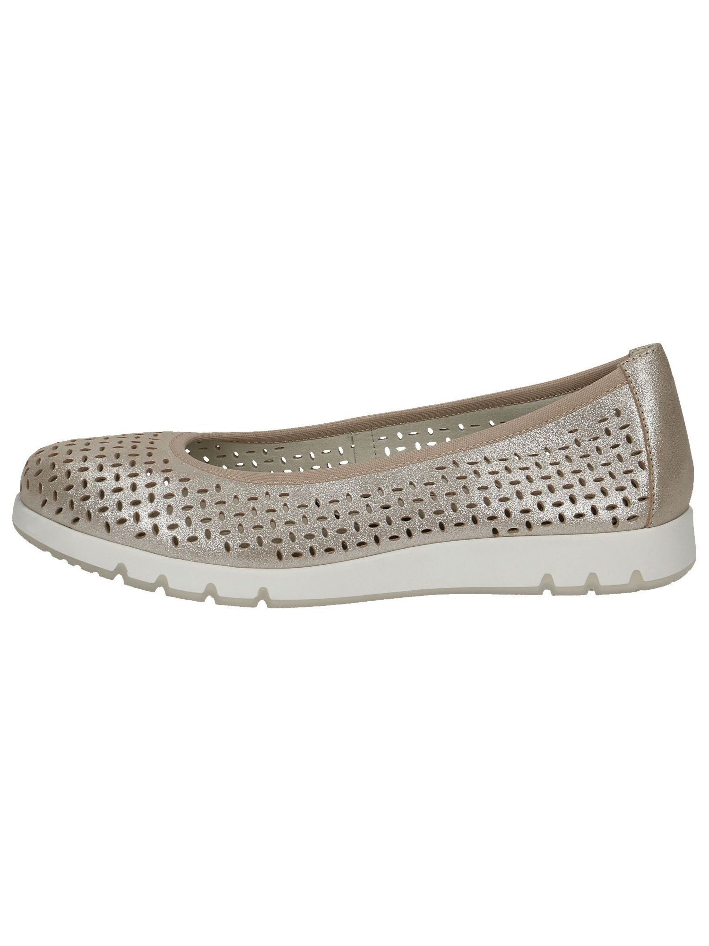 Ballerines CAPRICE en or