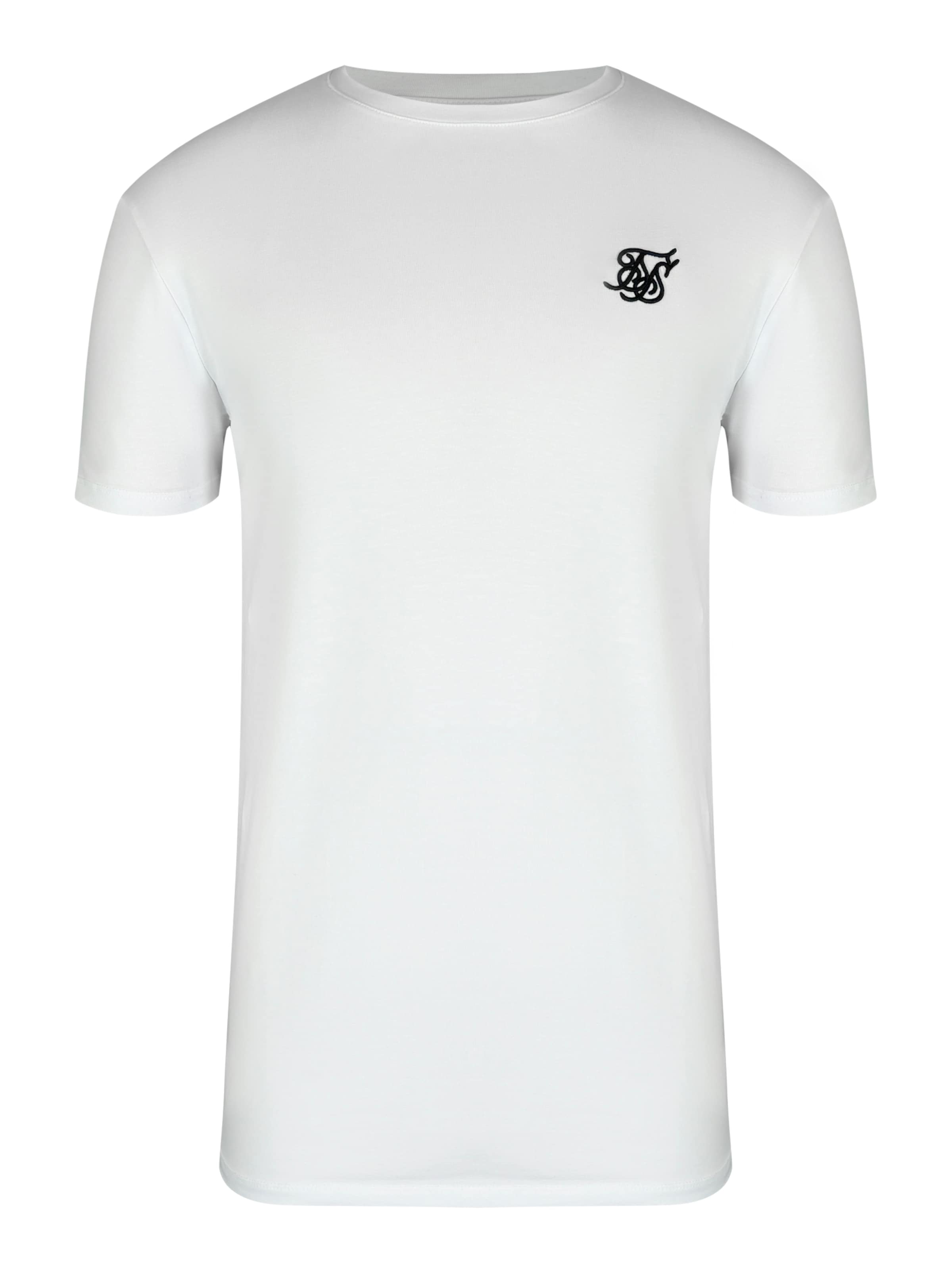 T-Shirt 'Essentials' SikSilk en blanc : devant