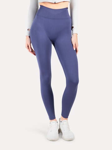Effilé Leggings ' Fenja ' Smilodox en bleu : devant