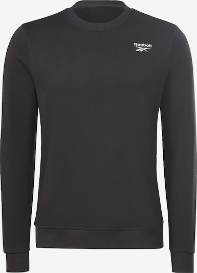 Reebok Sport sweatshirt 'French Terry' i svart / vit, Produktvy