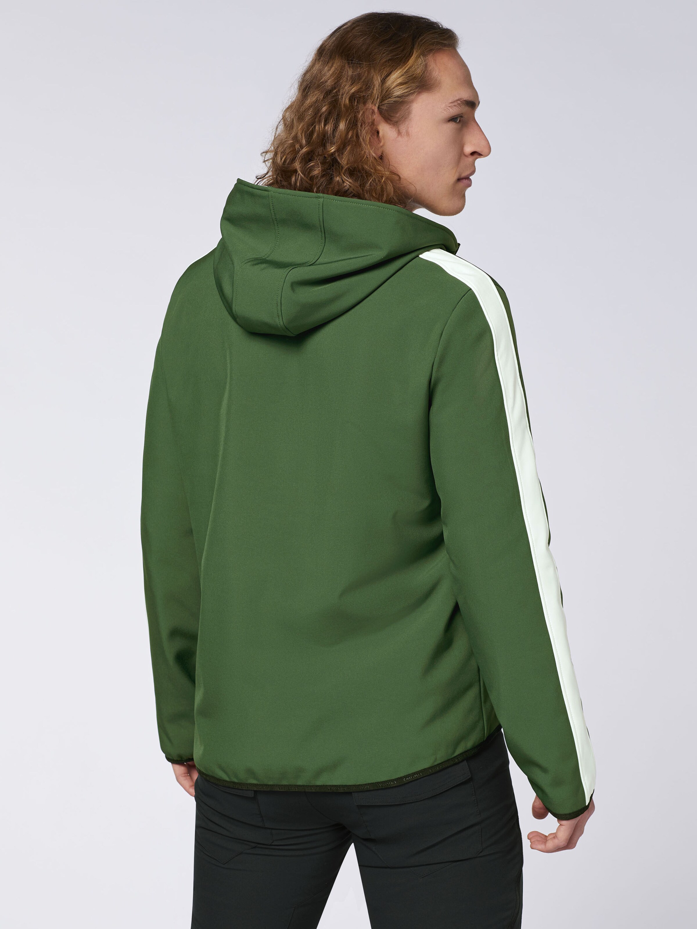 CHIEMSEE Athletic Jacket in Dark Green | ABOUT YOU