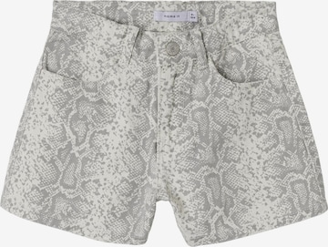 NAME IT Trousers in White: front