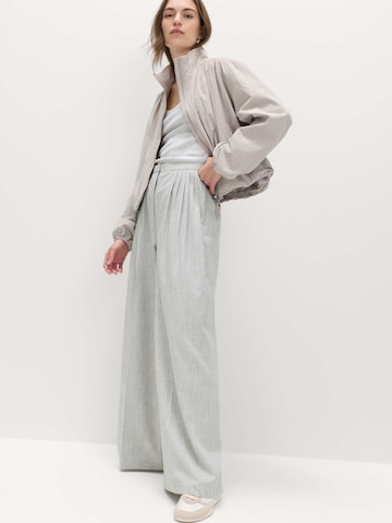 Wide leg Pantaloni di Marks & Spencer in grigio: frontale