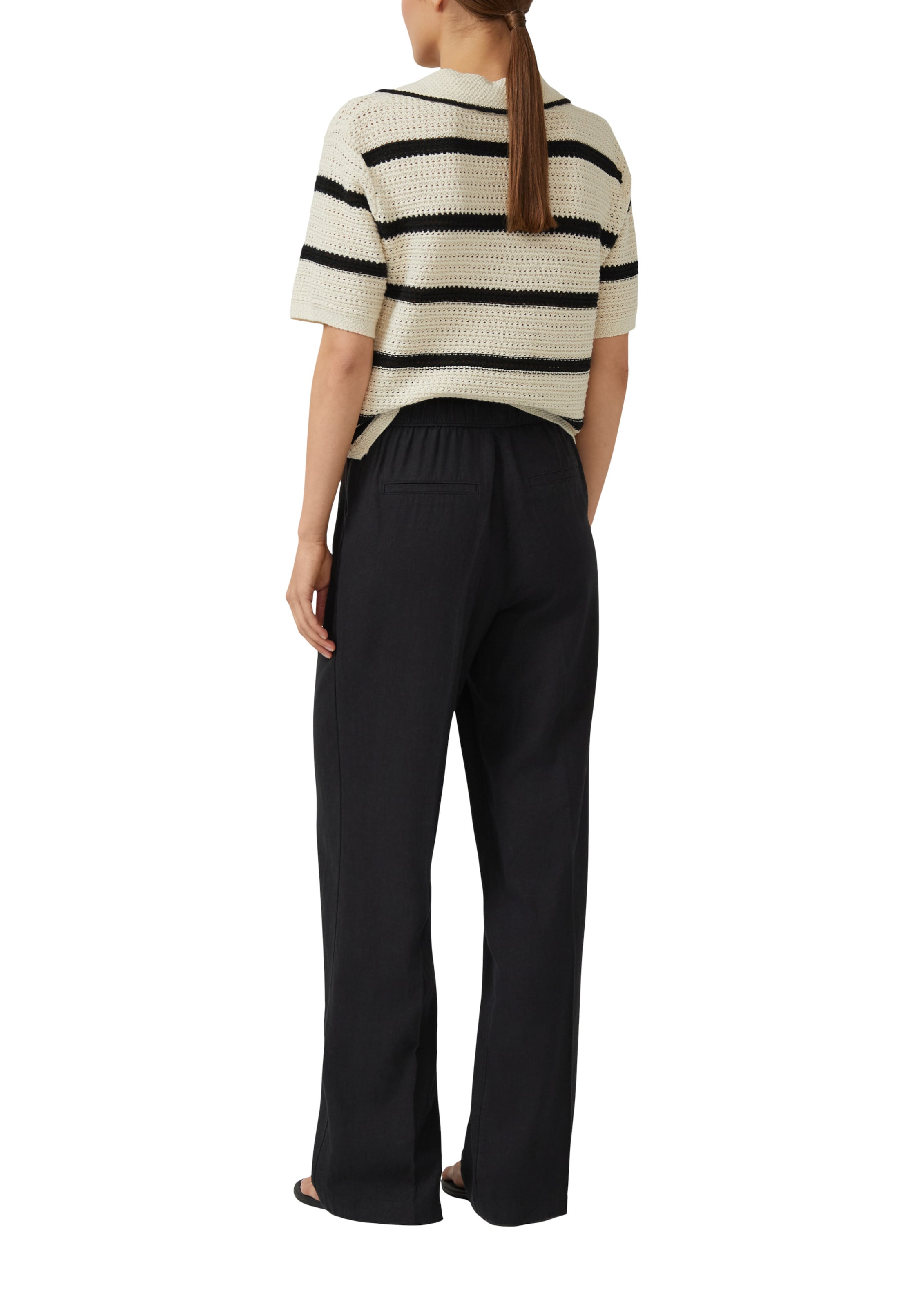 s.Oliver Loosefit Hose in Schwarz