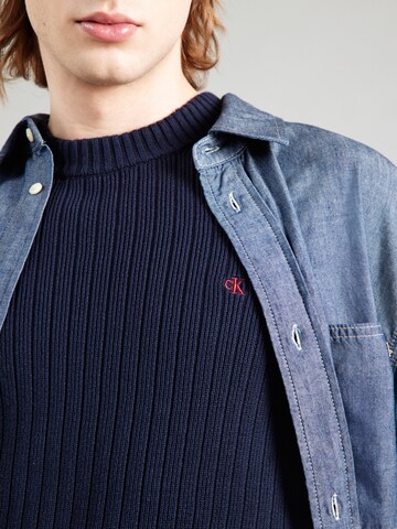 Calvin Klein Jeans Kampsun, värv sinine