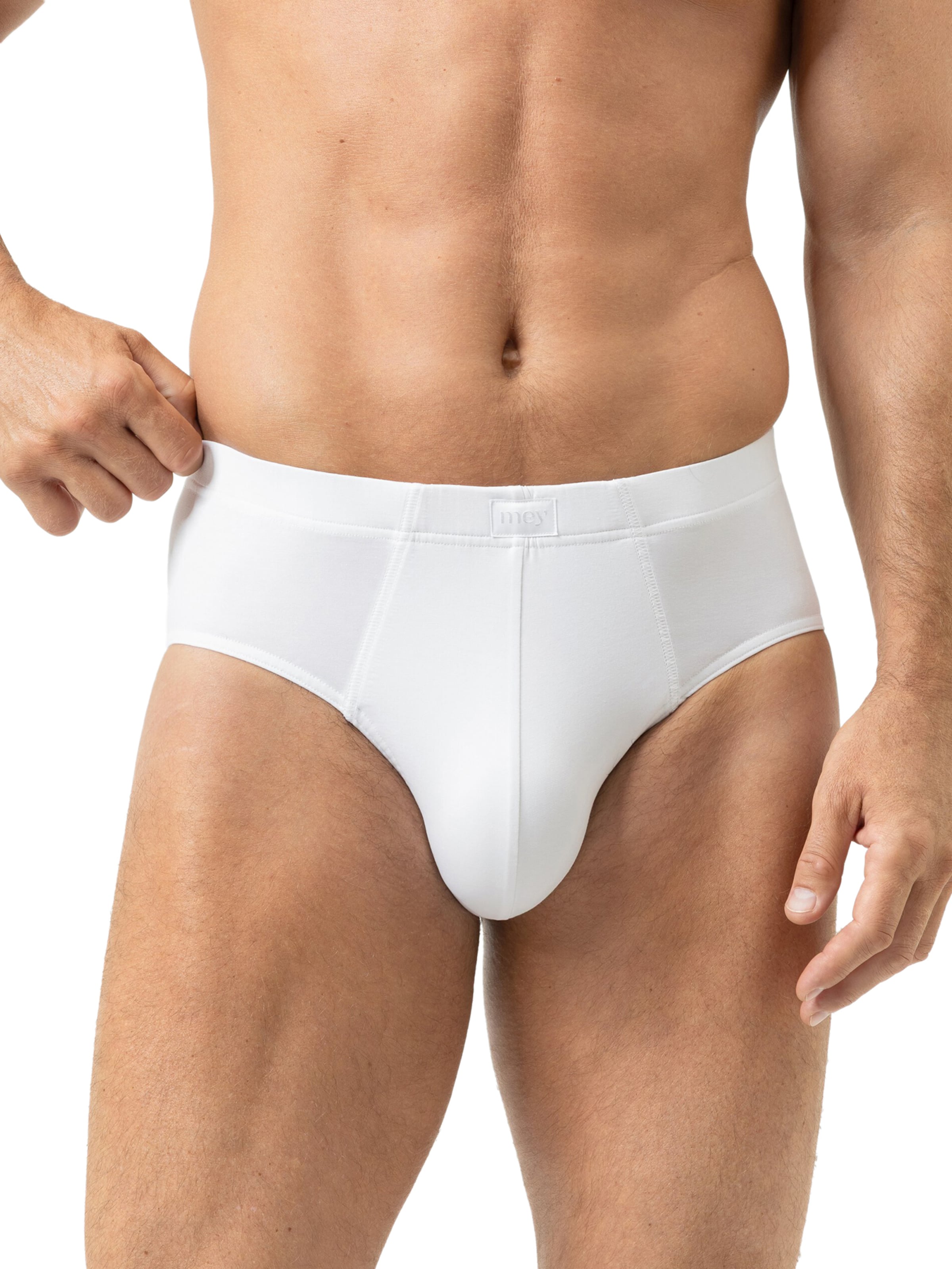 Slip Mey en blanc : devant