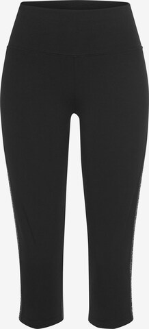 LASCANA ACTIVE Skinny Sportbroek in Zwart: voorkant