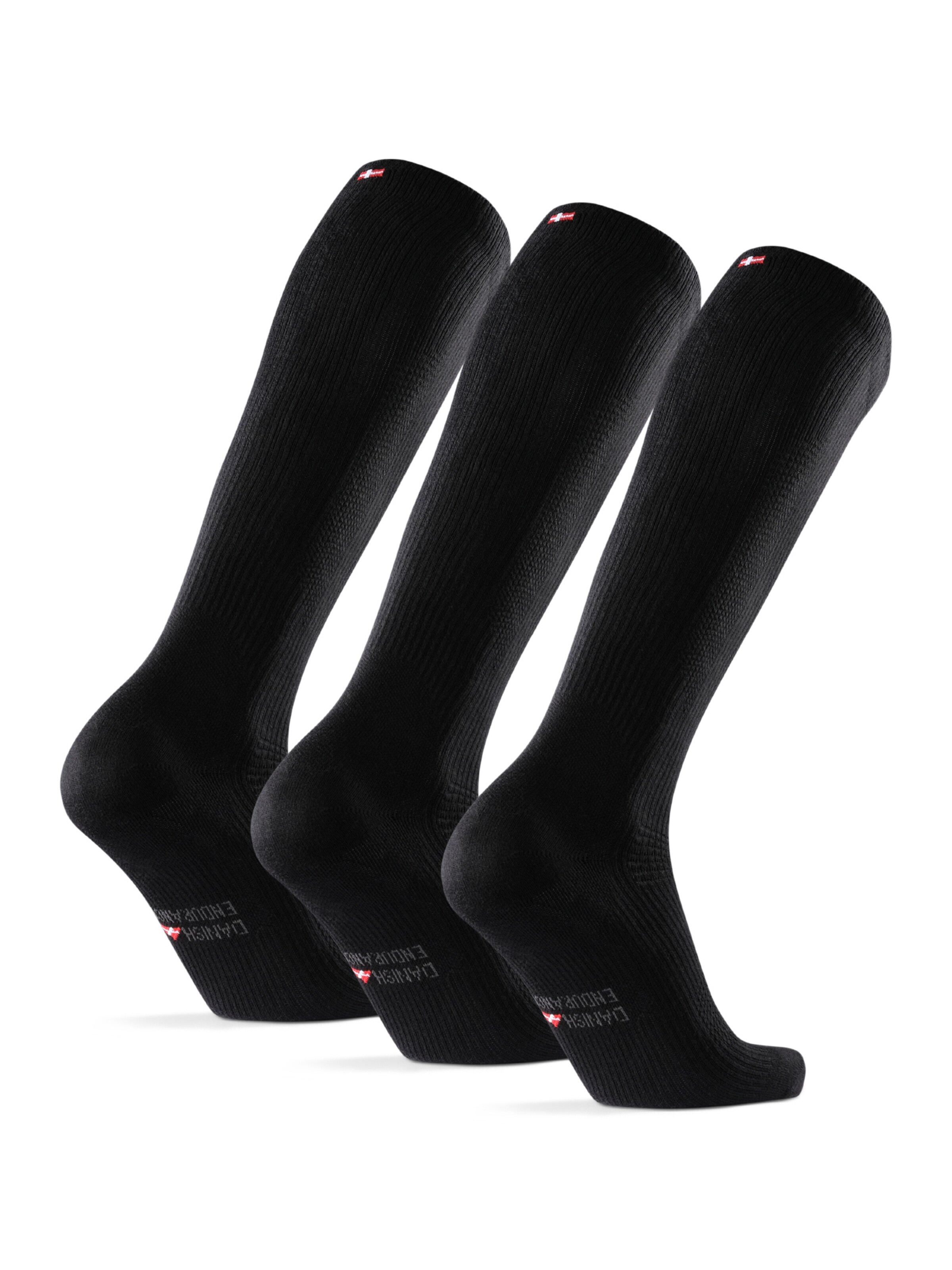 DANISH ENDURANCE Sportssokker 'Organic Compression' i sort