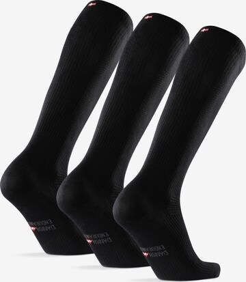 DANISH ENDURANCE Sportsocken 'Organic Compression' in Schwarz