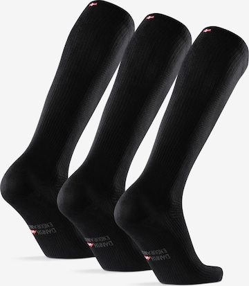 Chaussettes de sport 'Organic Compression' DANISH ENDURANCE en noir