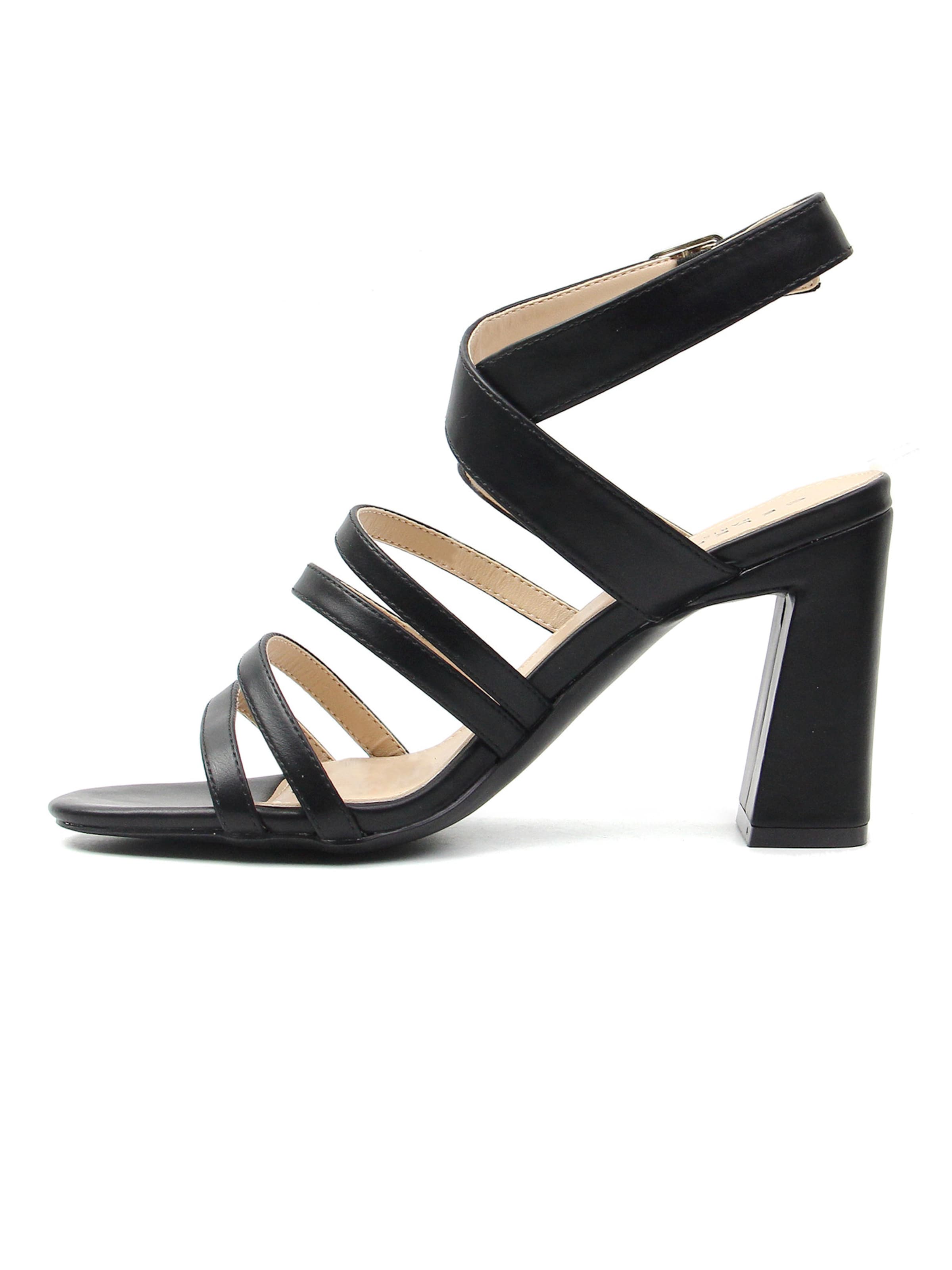 Celena Σανδάλι με λουράκια 'Cattaleya' σε μαύρο