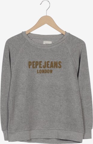 Pepe Jeans Sweatshirt & Zip-Up Hoodie in L in Grey: front