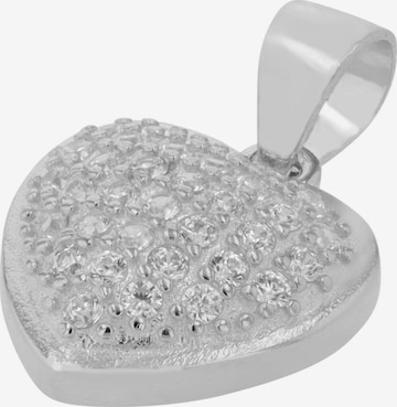 Akzent Pendant '"Darya" Damen - Herzanhänger Silber 925 - rhodiniert' in Silver: front
