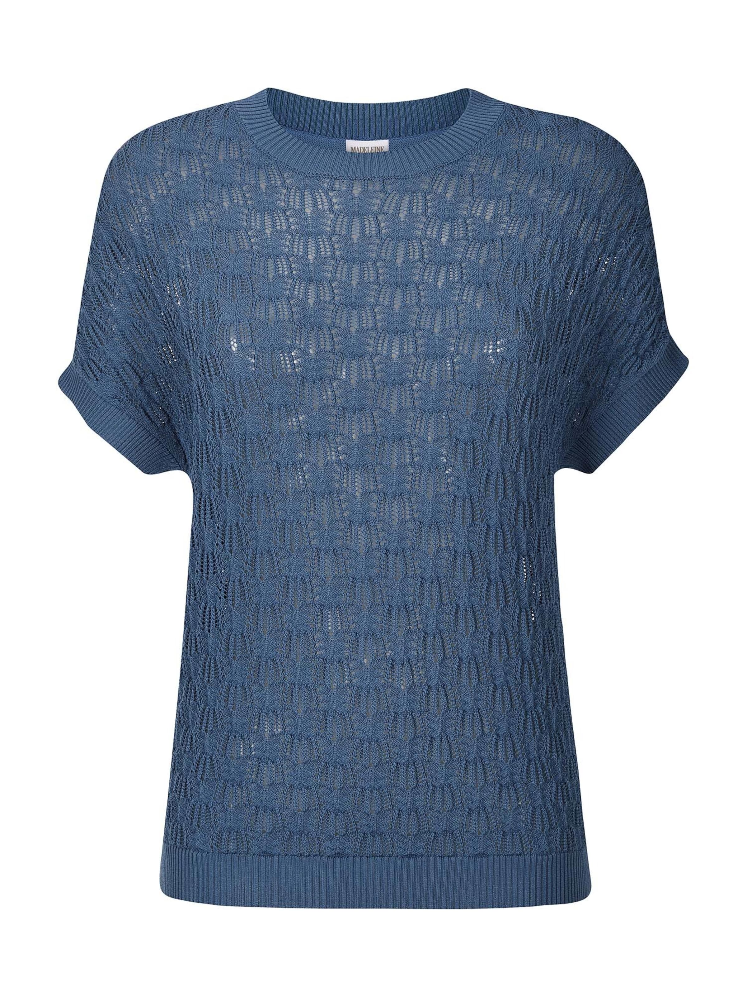 MADELEINE Trui in Blauw: voorkant