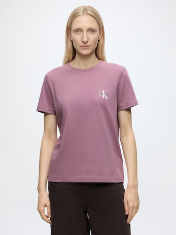lillā Calvin Klein Jeans T-Krekls: no priekšpuses